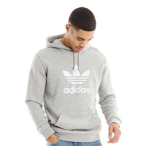 hoodie adidas heren grijs